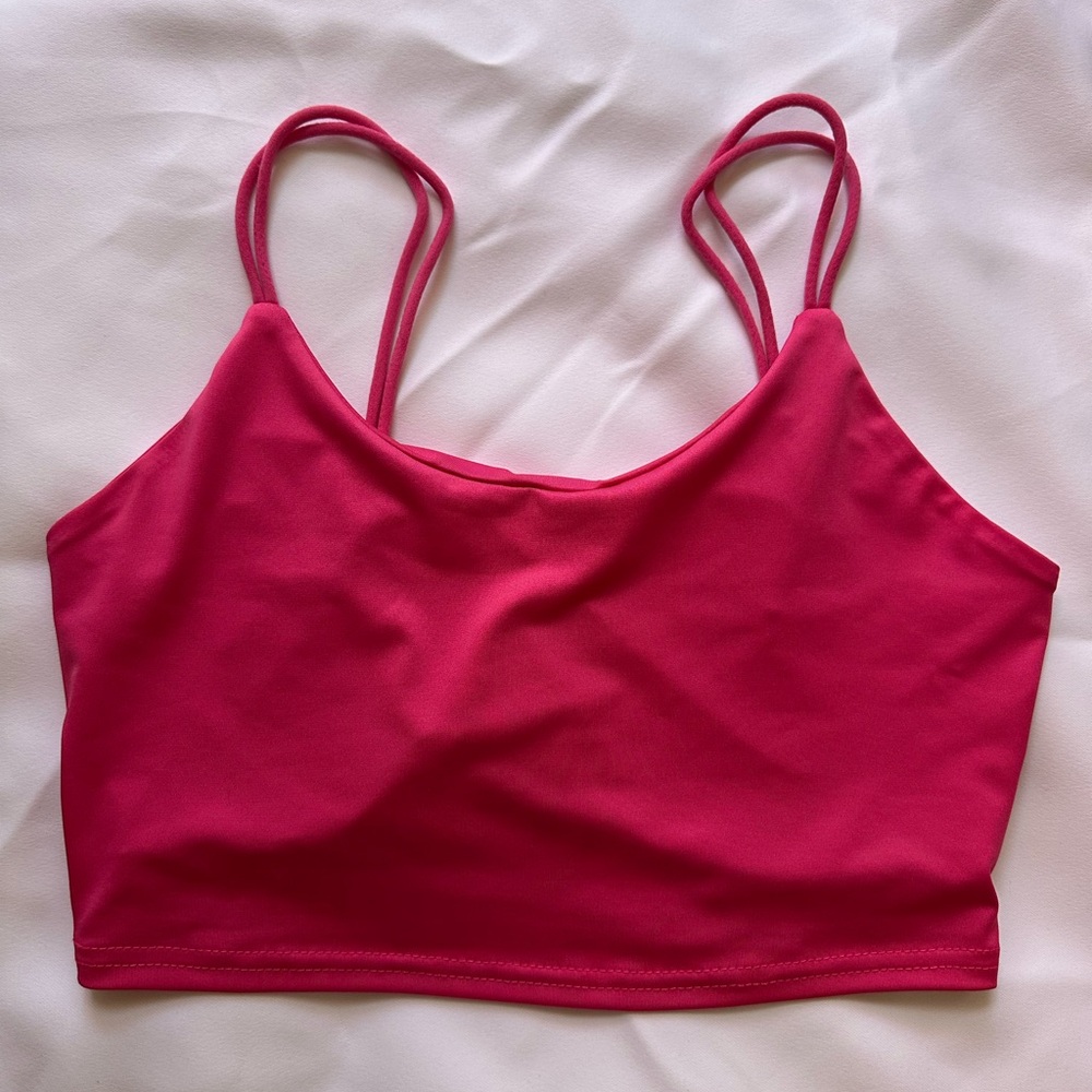 SHEIN Pink Strappy Bralette
